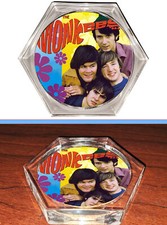 The Monkees Music Group Hexagon Acrylic Coaster with Real Cork Backing