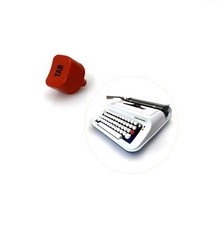 Red TAB Key for  Underwood 378 / 319 Typewriter Vtg Original Part Keyboard thumbnail