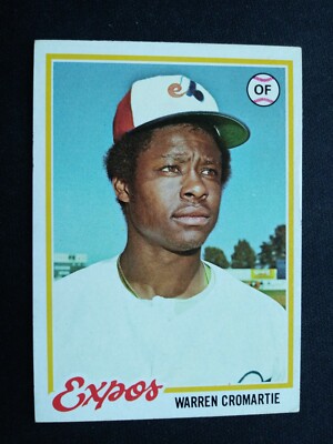 1978 Topps Baseball Card # 468 Warren Cromartie - Montreal Expos (EX)