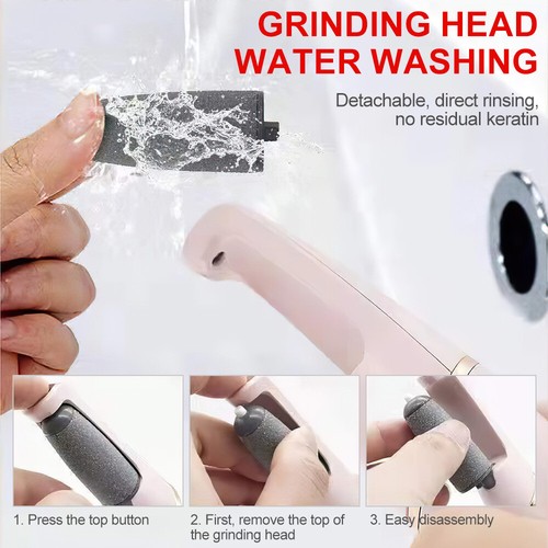 Electric Foot File Hard Skin Callus Remover Feet Smooth Pedicure Rechargeable UK - Picture 11 of 14