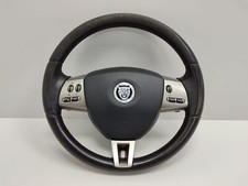 Jaguar XF S X250 Lederlenkrad Multifunktionslenkrad Schaltwippen Airbag Schwarz