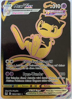 Pokemon Mew VMAX Gold | Deutsch TG30/TG30 Verlorener Ursprung | Near Mint