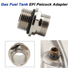 CNC Gas Tank Fuel Injected EFI Petcock Adapter for Harley Softail FXST Standard 