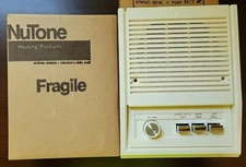 Lot 2 NUTONE IS-305L Intercom Speaker 5" Indoor for IM-3003-WHITE-Open Box