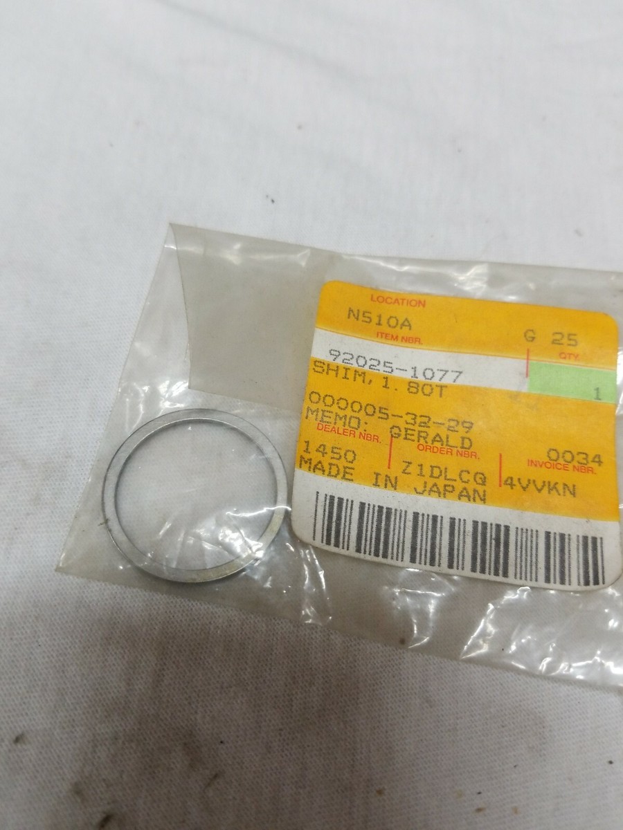 Kawasaki NOS NEW 92025-1077 Shim 1.8T KZ KAF KLF VN ZG ZL ZN | eBay