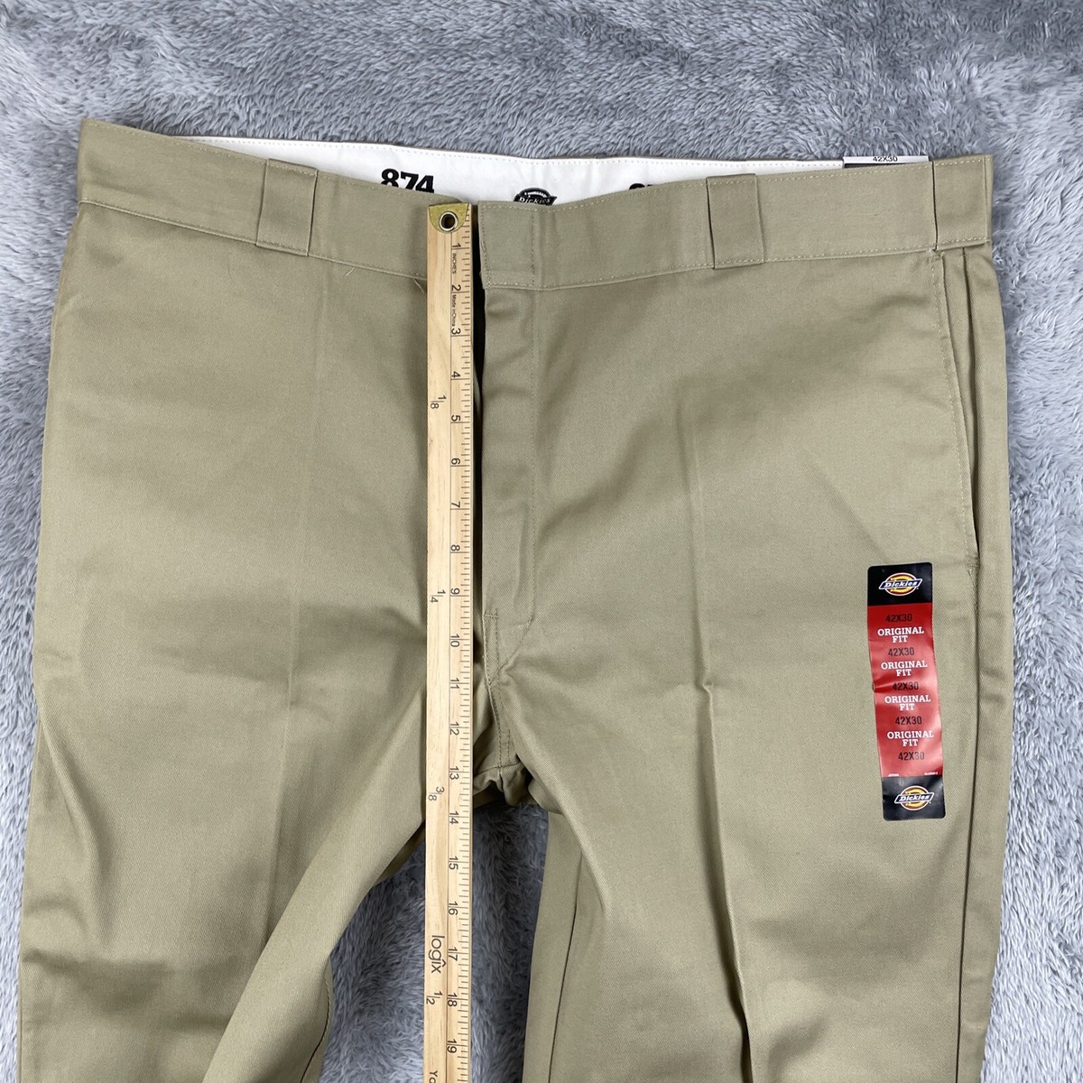 Dickies 874 Pants Men's Sz. 42x30* Beige Original Fit Chinos Work