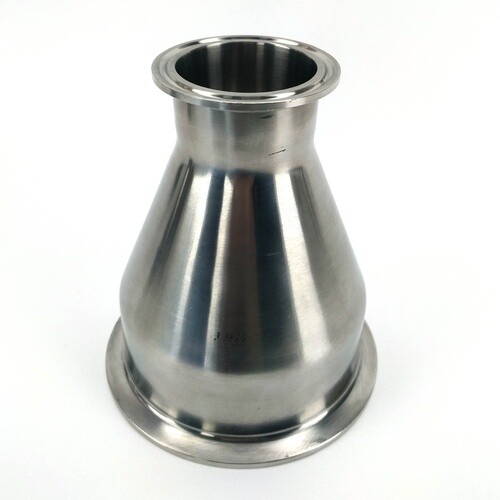 Stainless - 4 in. T.C. x 2 in. T.C. Concentric Reducer Kegmenter Still Fitting
