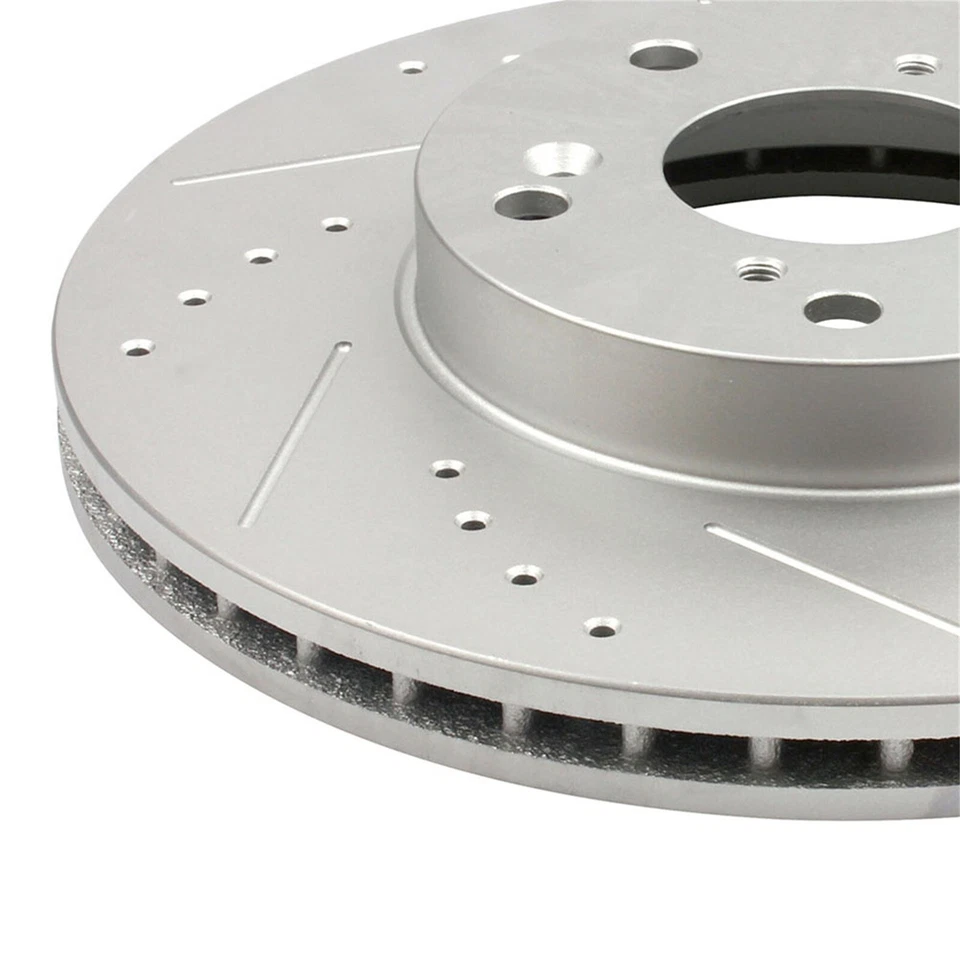 Front Rear Brake Rotors Discs & Brake Ceramic Pads Kit Fits 98-2002 Honda Accord Foto 2 de 4