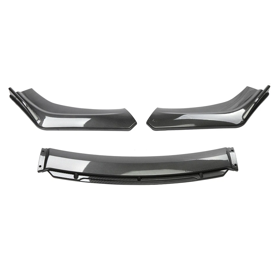 For Infiniti G35 Front Bumper Lip Splitter Spoiler Carbon Fiber +Strut Rods Foto 3 de 4