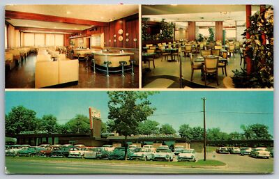 Bloomfield Falls Michigan~Teds Drive In Restaurant~Multiview~1964 Postcard
