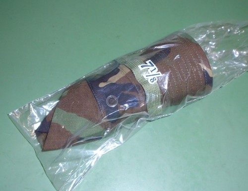 USGI Woodland Camo Hot Weather Type II Ripstop Jungle Boonie Hat Cap All Sizes - Picture 10 of 22