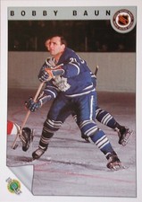 PRINT HOCKEY PICTURE TORONTO MAPLE LEAFS BOBBY BAUN 
