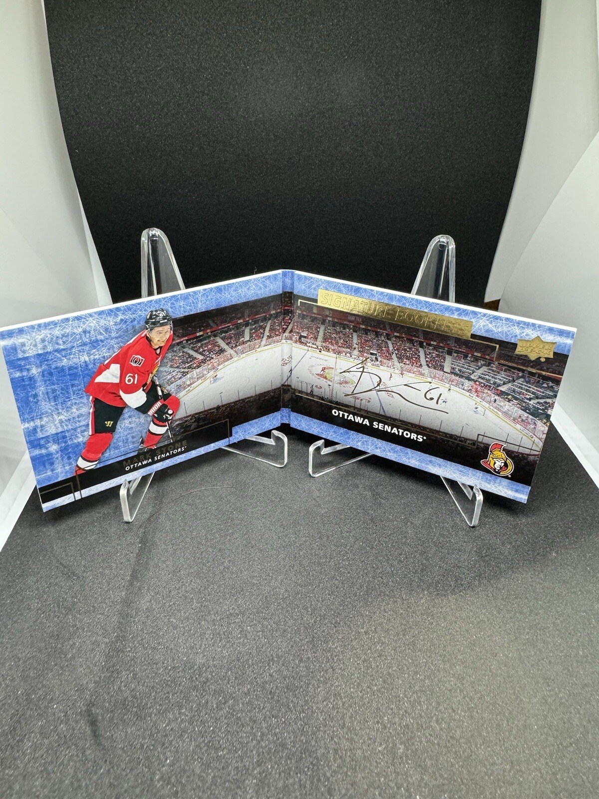 2016-2017 Upper Deck Premier Mark Stone Booklet