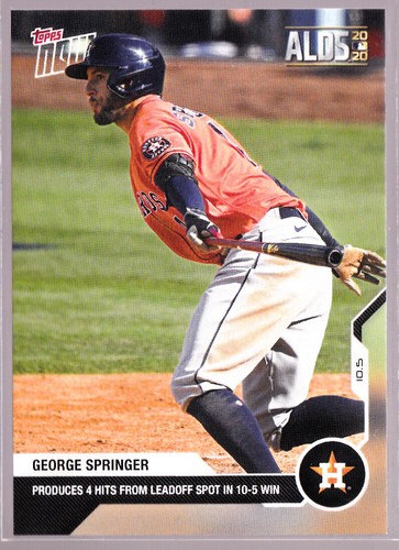2020 Topps Now 365 George Springer