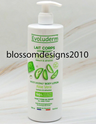 EVOLUDERM  Aloe Vera Moisturizing Body Lotion 16.9 fl. oz Expires 2/2027