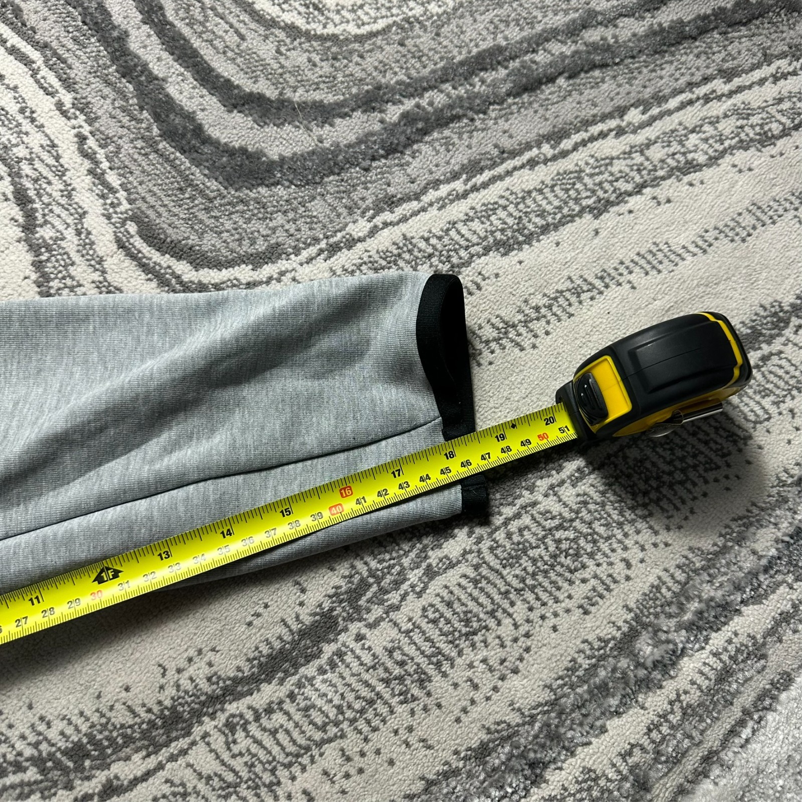 VTG Nike Tech Fleece Grey Black Chevron Logo Sz Large Full Zip Hoodie Sweatshirt image 7