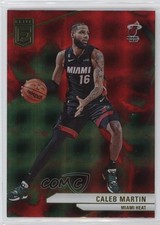 2023-24 Donruss Elite Hyper Red & Green International Caleb Martin #45 0n0t