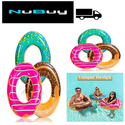 JOYIN 3er Set Aufblasbarer Schwimmreifen mit Glitter 32,5 Z