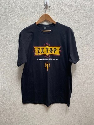 ZZ Top The Sharp Dressed Simple Man Tour 2023 T-Shirt Men's Large Concert Music