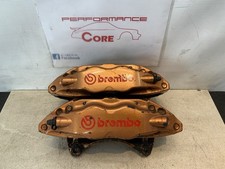 2008 - 2017 Subaru Wrx Sti Front Brake Brembo Caliper Pair Left Right Gold 2008 - 2017 Subaru Wrx Sti Front Brake Brembo Caliper Pair Left Right Gold