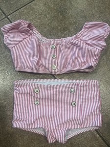 Toddler Girls Janie And Jack 2 Piece Swim Suit 2T