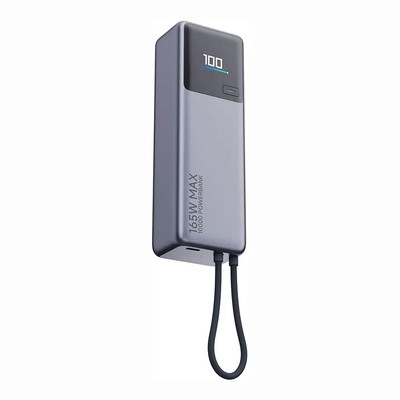 Xiaomi Mi Power Bank GL 10000mAh 165W integriertes Kabel grau