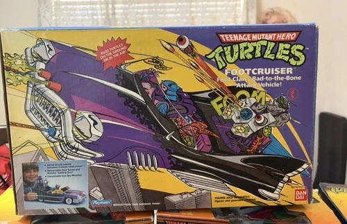 Foot Cruiser NEW Teenage Mutant Hero Turtles 1989 Bandai MIB UK version EUR
