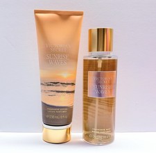 Victoria's Secret SUNRISE WAVES Fragrance Lotion and Fragrance Mist 2 pcs 