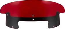 Klock Werks Kolor Flare Windshield 10" Red #KWW-04-0636 Indian