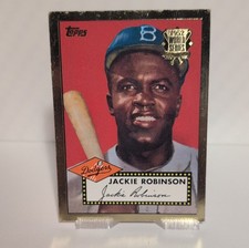 2002 Topps Chrome - 1952 Reprints Jackie Robinson Brooklyn Dodgers #52R-10