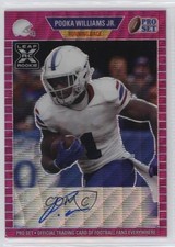 2021 Leaf Pro Set Metal 1989 Pink Wave 1/30 Pooka Williams Jr #PA-PWJ Auto 8wm