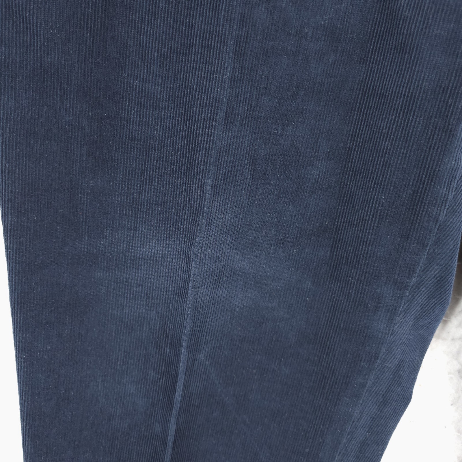 BROOKS BROTHERS Clark Corduroy Pants Navy Cotton Stretch W38 - HEMMED 26" Inseam thumbnail 3