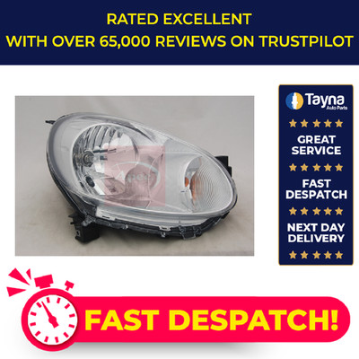 Headlight Headlamp fits NISSAN MICRA K13 1.2 Left 10 to 13 N/S Passenger Side