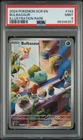Bulbasaur 143/142 Illustration Rare Scr En-stellar Crown Pokemon PSA 9