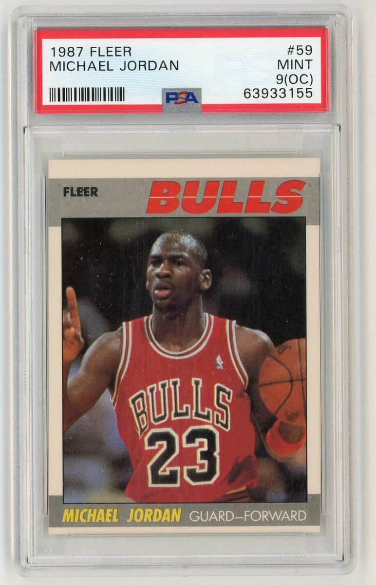 Michael Jordan Basketball Grade 9 1987-88 Season Sports Trading