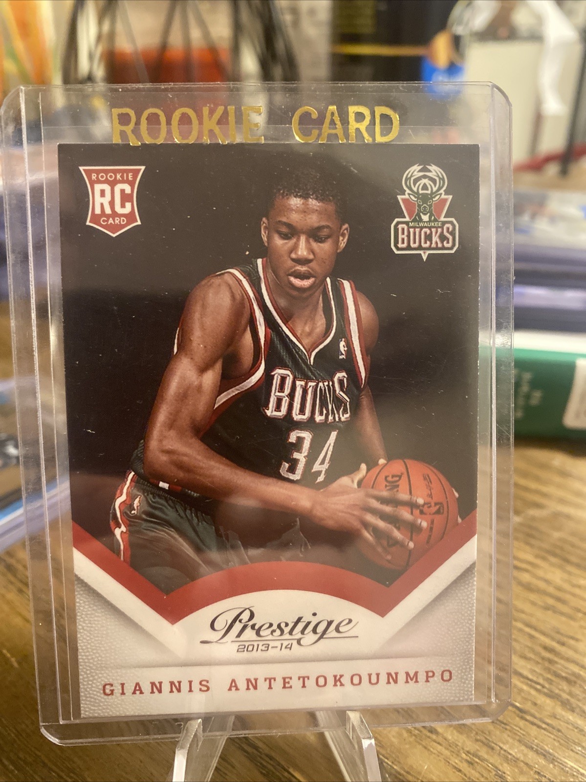 GIANNIS ANTETOKOUNMPO 2013-14 Panini Prestige #175 Rookie RC Milwaukee Bucks