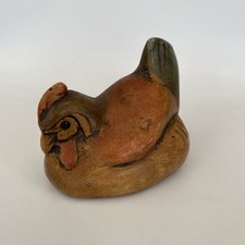 Wildlife Studio Hexham Chicken Hen Ornament Figurine Farmhouse Handmade Retired