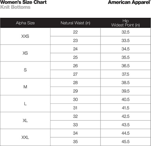 American Apparel Femme Métallique Leggings, Noir Mat, Xs - Photo 6 sur 6