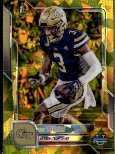 Eric Rivers 2025 Bowman U Chrome Sapphire  #/75 Yellow Sapphire
