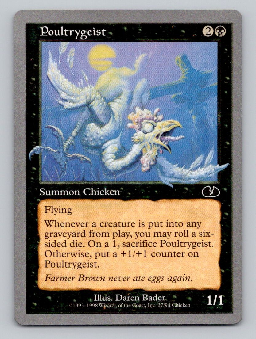 Poultrygeist 37 C Unglued Magic The Gathering NM
