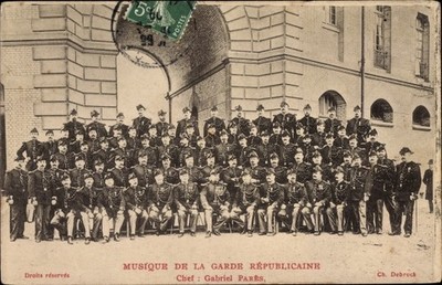 Ak Musique de la Garde Republicaine, Chef M. Gabriel Parès,... - 3301715