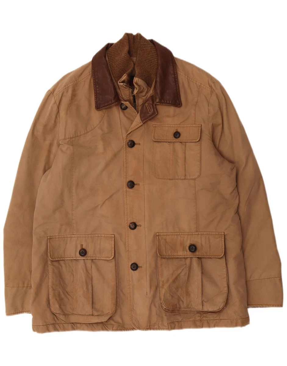 Marlboro Classics Cotton Outer Shell Brown Coats, Jackets
