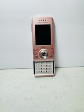 Sony Ericsson Walkman Pink Slide Phone AT T untested
