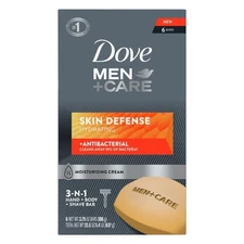 Dove Men Care Bar - 6 x 3.75 oz - Skin Defense - 6 count