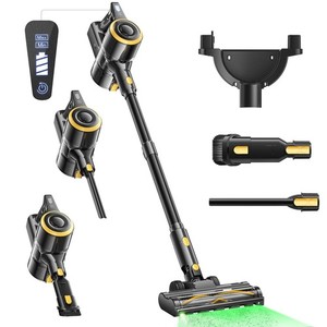 Lubluelu P3 Akku Staubsauger 35000Pa Kabellos 50Min LED Anti-Allergie Leicht