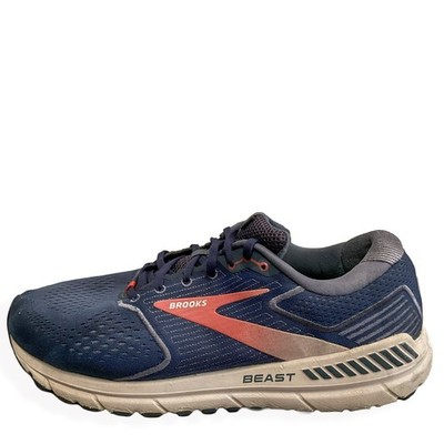 Brooks Beast ‘20 Men\'s Running Sneakers “Peacoat Midnight Red” Size 12 Wide (2E) Brooks Beast 20 (2E) Wide Mens Running Shoes: Peacoat  main image 2