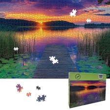 1000 Piece Puzzle Jigsaw For Adults Scenic Sunset Landscape Nature Artwork New