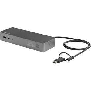 Startech Universal Laptop Dockingstation Hybrid USB-C & USB-A Dock Dual 4K Dp &