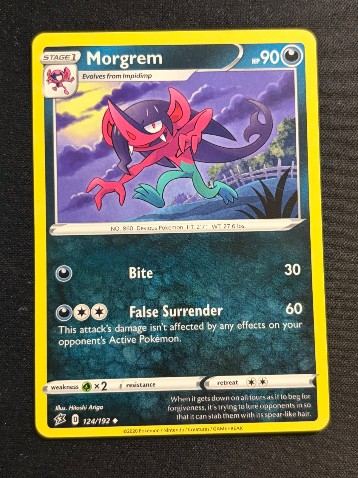 MORGREM 124/192 REBEL CLASH POKEMON