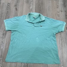 Men  s Vintage Lacoste Short Sleeve Polo Shirt Size 8 3XL Mint Green